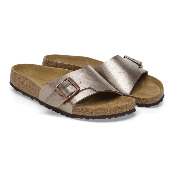 Birkenstock Catalina egypántos papucs keskeny | Gyöngyház földszín | Graceful taupe