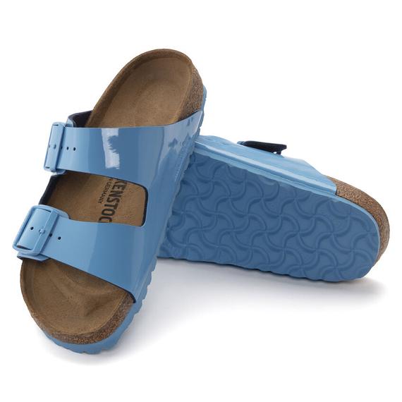 Birkenstock Arizona kétpántos papucs keskeny | Égkék lakk | Patent skyblue