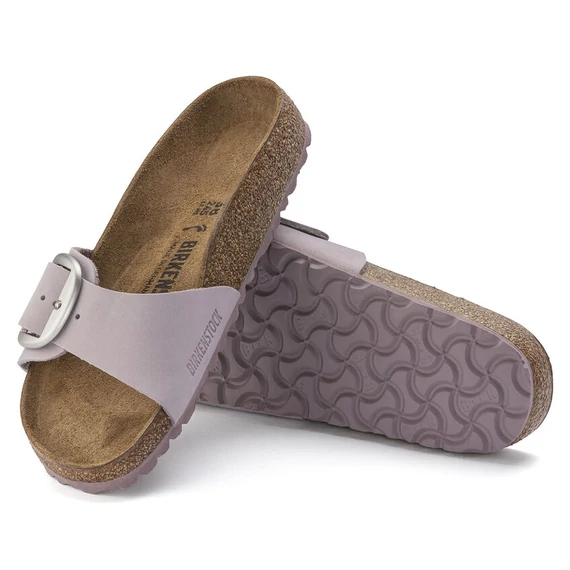 Birkenstock Madrid Big Buckle egypántos papucs keskeny | Halványlila velúrbőr | Lilac nubuck
