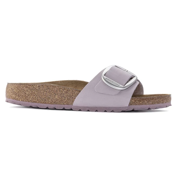 Birkenstock Madrid Big Buckle egypántos papucs keskeny | Halványlila velúrbőr | Lilac nubuck