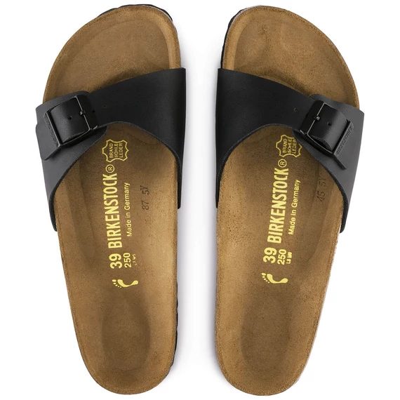 Birkenstock Madrid egypántos papucs keskeny | Fekete | Black