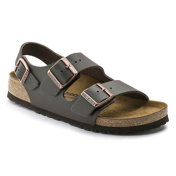Birkenstock Milano szandál | Sötétbarna bőr | Dark brown leather