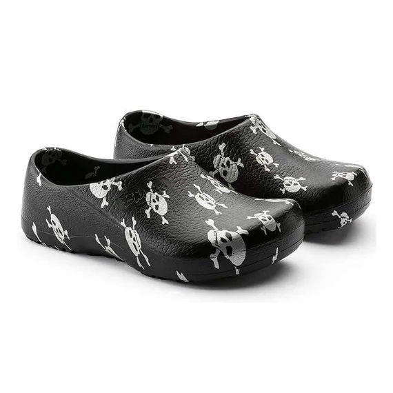 Birkenstock Profi Birki szakácsklumpa | Halálfejes | Black skull