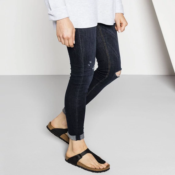 Birkenstock Gizeh lábujjközös papucs normal | Fekete | Black