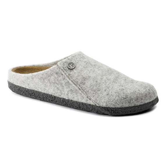 Birkenstock Zermatt klumpa keskeny | Szürke gyapjúnemez | Light gray