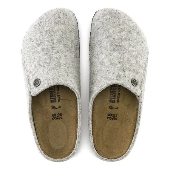 Birkenstock Zermatt klumpa keskeny | Szürke gyapjúnemez | Light gray