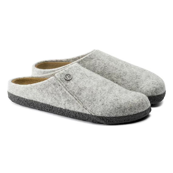 Birkenstock Zermatt klumpa keskeny | Szürke gyapjúnemez | Light gray