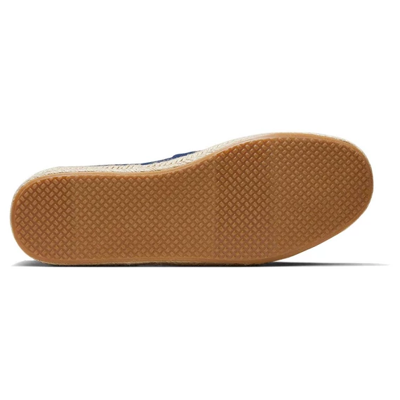 TOMS Espadrille - Alpargata rope - navy slubby woven men