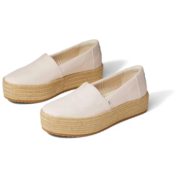 TOMS Espadrille - Valencia - Pink Peony Platform - 41