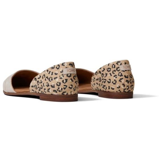 TOMS Flat - Jutti D'Orsay - taupe - macadamia suede - cheetah - 41