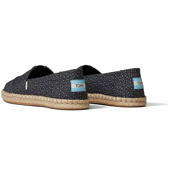 TOMS Espadrilles - Alpargata rope - Black sunspots crossweave - 36,5