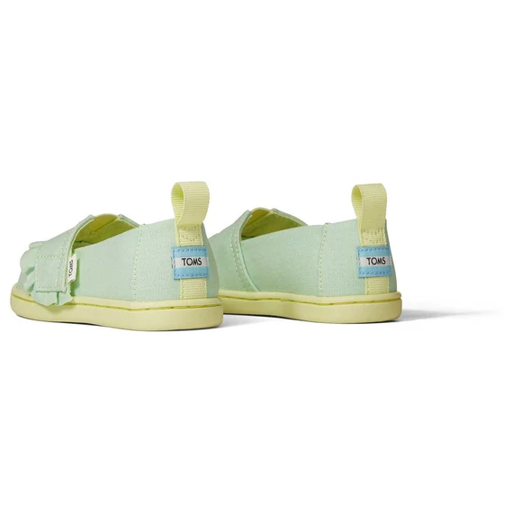 TOMS Tiny Kids - Alpargata - pastel green ruffle - 22