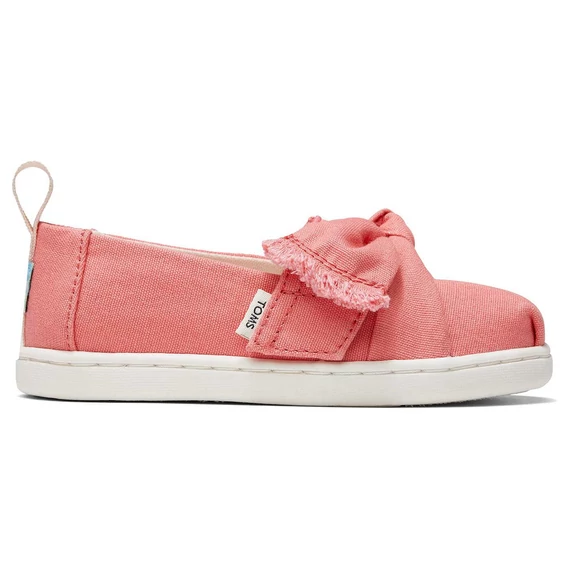 TOMS Tiny Kids - Alpargata - peach canvas with knot - 22
