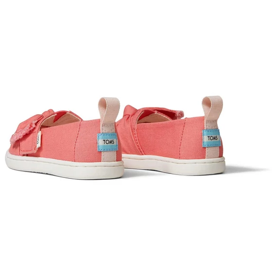 TOMS Tiny Kids - Alpargata - peach canvas with knot - 22
