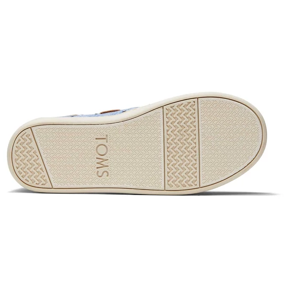 TOMS Youth Alpargatas - Navy chambray stars