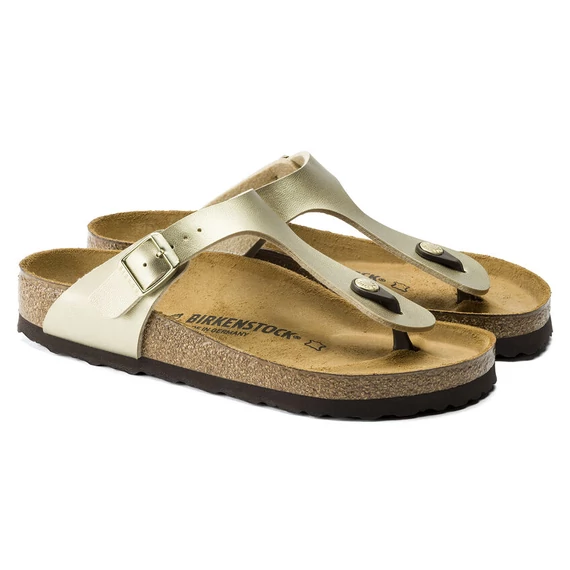 Birkenstock Gizeh lábujjközös papucs normal | Arany | Gold
