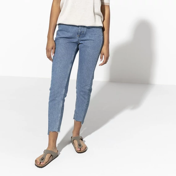 Birkenstock Gizeh lábujjközös papucs keskeny | Kavics szürke | Stone