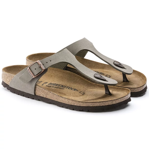Birkenstock Gizeh lábujjközös papucs keskeny | Kavics szürke | Stone