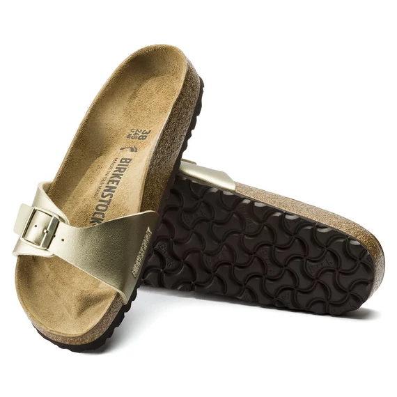 Birkenstock Madrid egypántos papucs keskeny | Arany | Gold