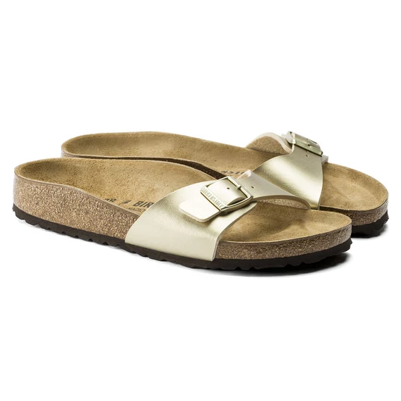 Birkenstock Madrid egypántos papucs keskeny | Arany | Gold