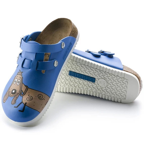 Birkenstock Kay klumpa keskeny | Kék kutyás | Dog blue background