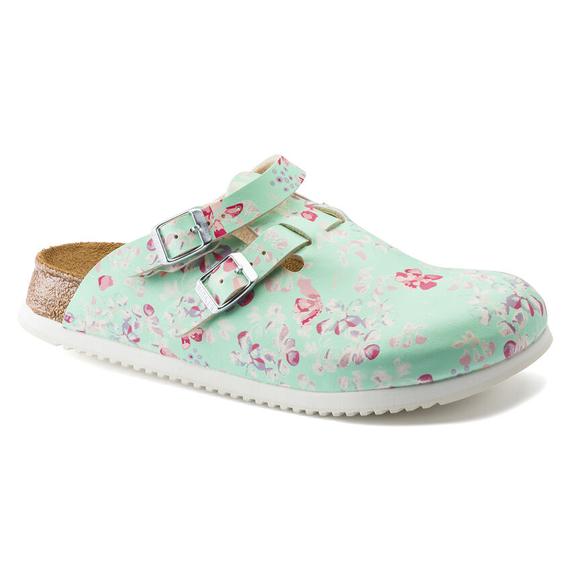 Birkenstock Kay klumpa keskeny | Menta virágmintás | Flower field mint