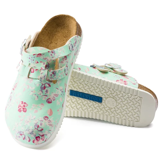 Birkenstock Kay klumpa keskeny | Menta virágmintás | Flower field mint