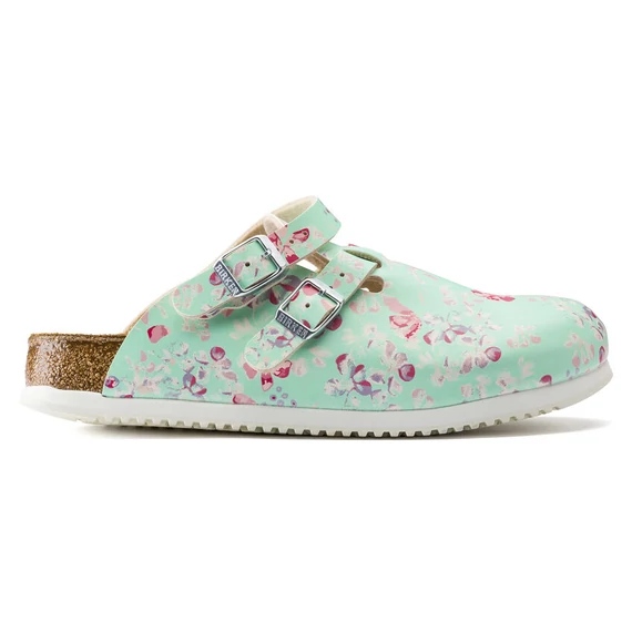 Birkenstock Kay klumpa keskeny | Menta virágmintás | Flower field mint
