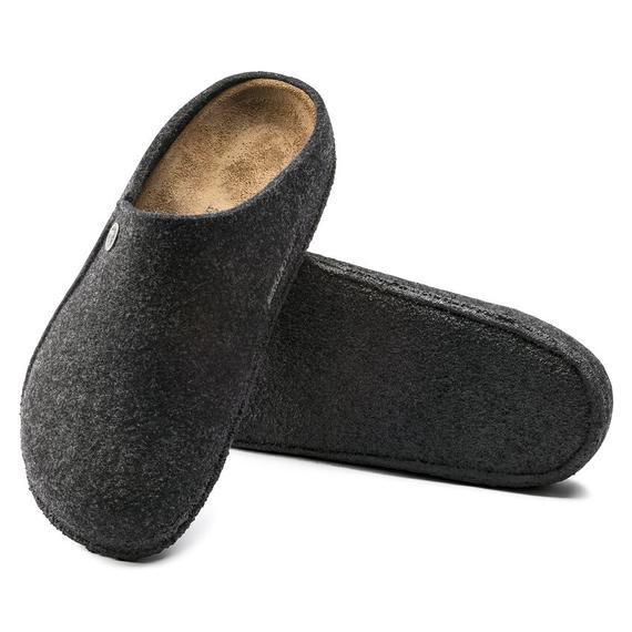 Birkenstock Zermatt klumpa keskeny | Antracit  gyapjúnemez | Anthracite