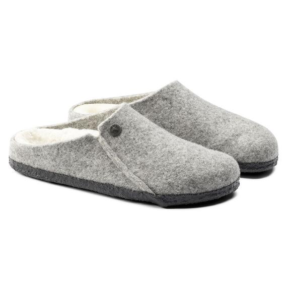 Birkenstock Zermatt Shearling klumpa | Szürke gyapjúnemez | Light gray