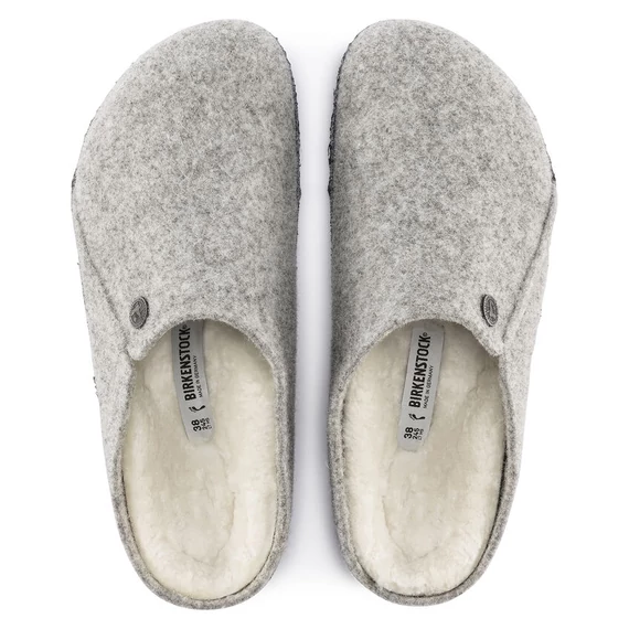 Birkenstock Zermatt Shearling klumpa normal | Szürke gyapjúnemez | Light gray