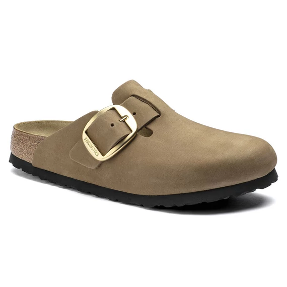 Birkenstock Boston Big Buckle klumpa keskeny | Agyag zöld | Mud green