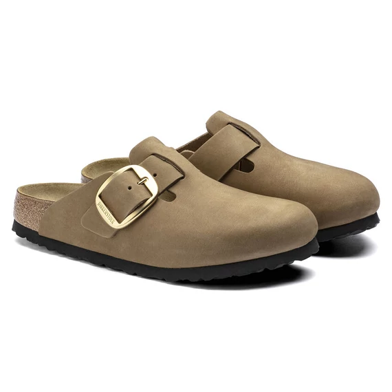 Birkenstock Boston Big Buckle klumpa keskeny | Agyag zöld | Mud green