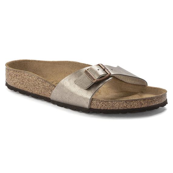 Birkenstock Madrid egypántos papucs keskeny | Gyöngyház földszín | Graceful taupe