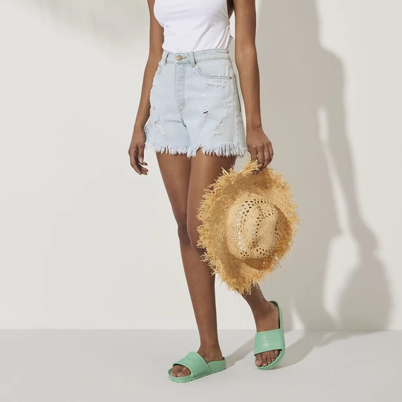 Birkenstock Barbados  EVA egypántos papucs | Pasztell zöld | Bold jade